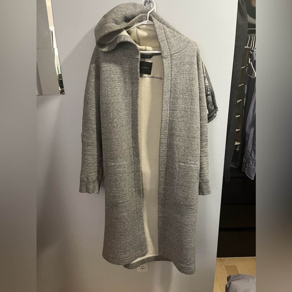 Heather Grey Cabin Fleece Robe